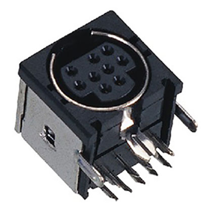 Mini Din 3-9P 母座
